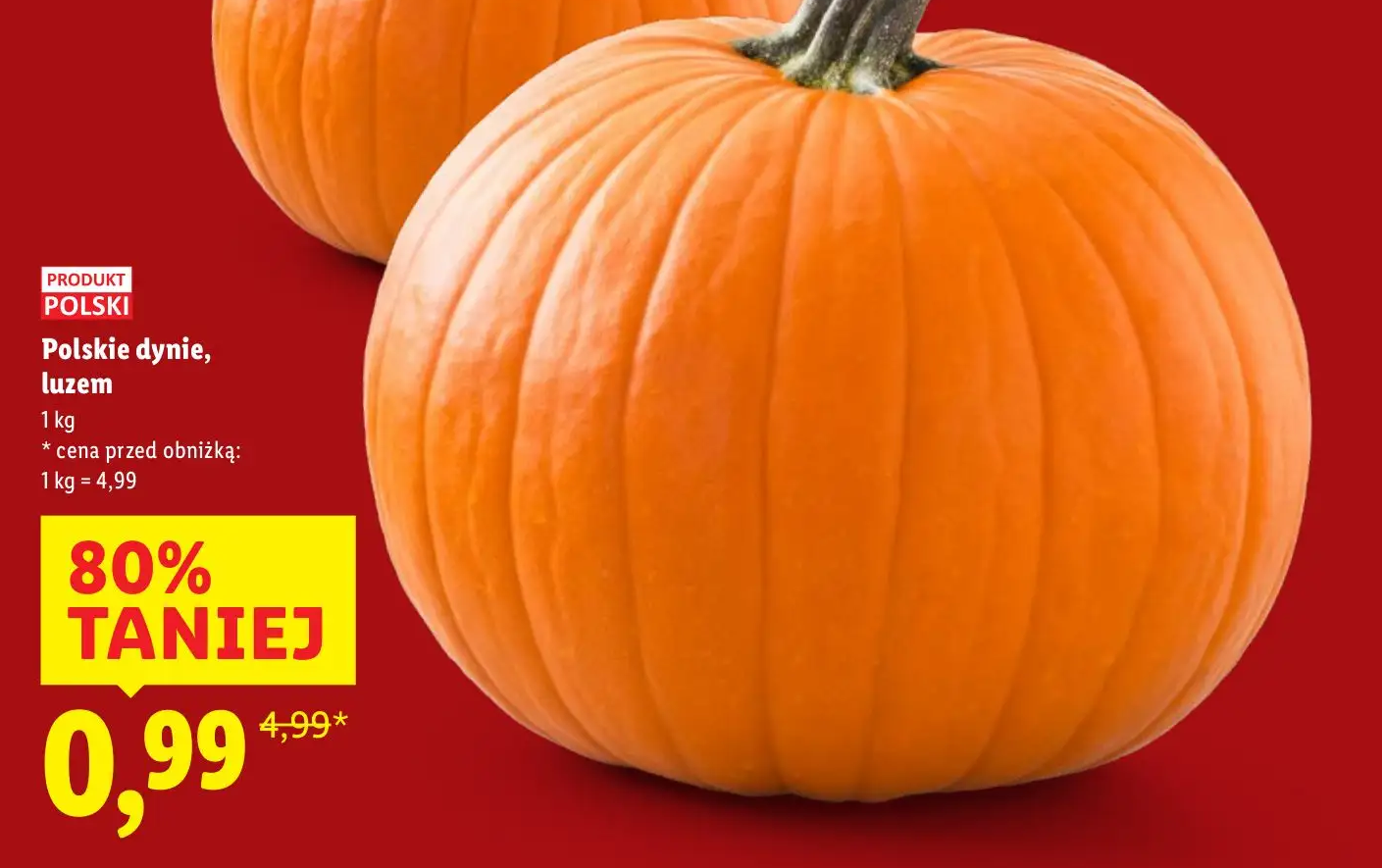 Lidl Dynia za 0,99 zł/kg