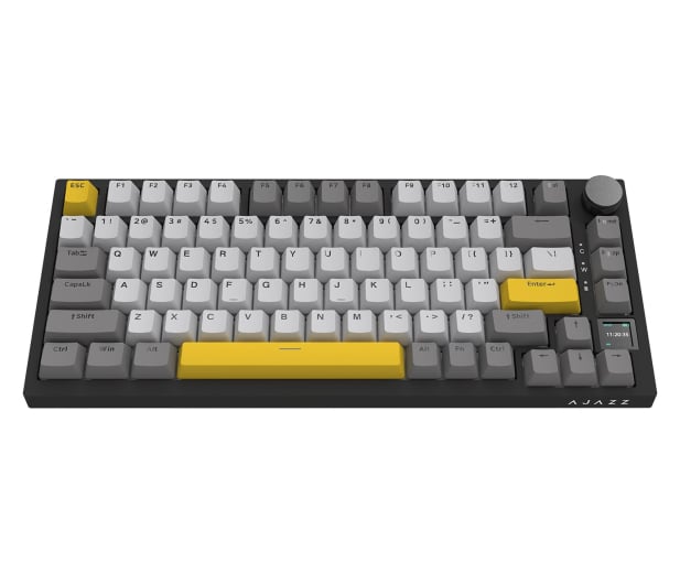Klawiatura Ajazz AK820 Pro Flying Fish Switch Black Gray Yellow RGB