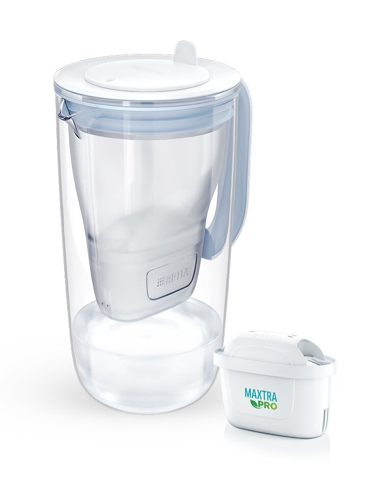 Dzbanek filtrujący BRITA Glass + 1x Wkład Maxtra Pro Pure Performance