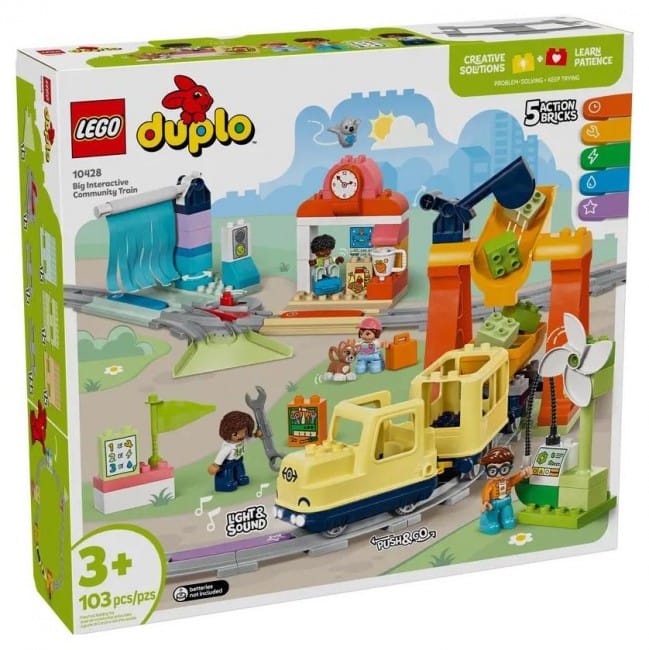 LEGO Duplo Town 10428 Duży interaktywny pociąg miejski