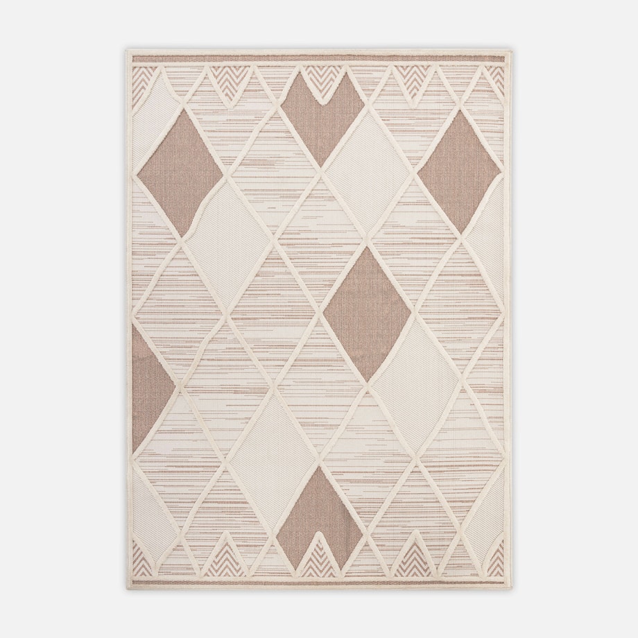 Dywan MADERA geometryczny, beżowy, 120x170 cm