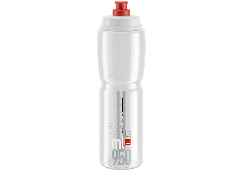 Bidon ELITE Jet 950 ml, przezroczysty