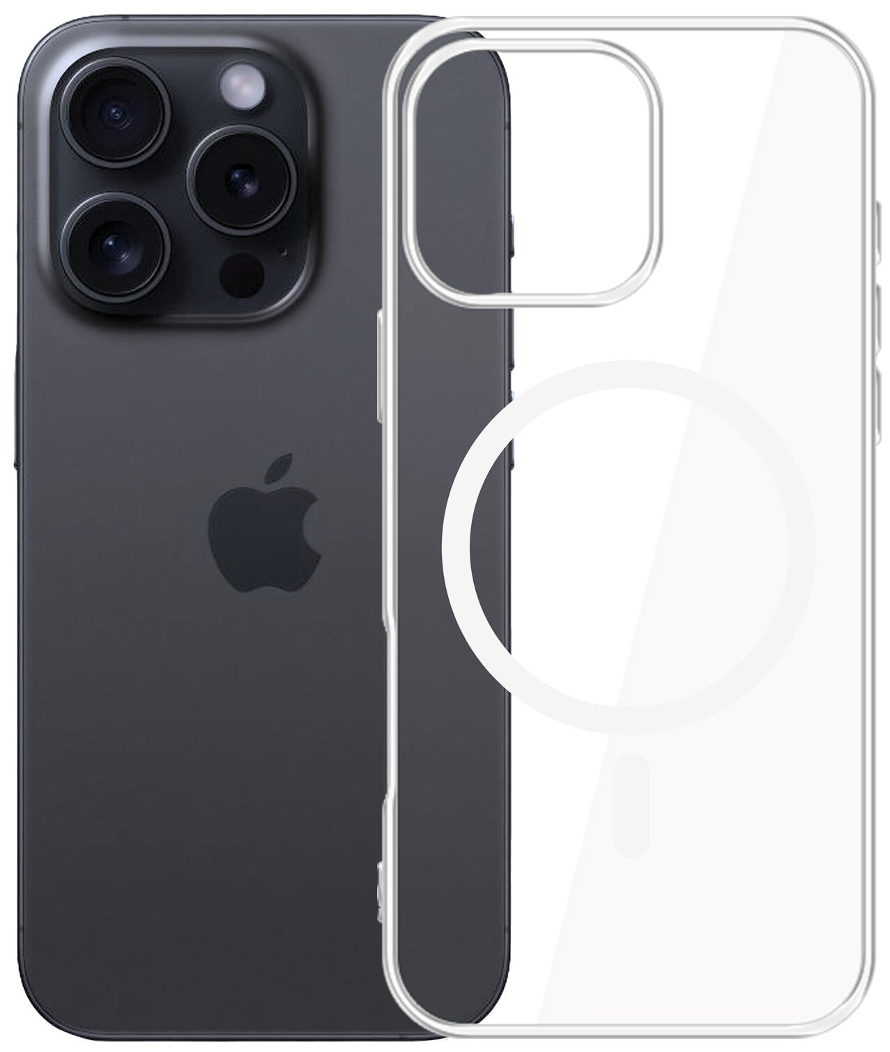 Etui 3MK Clear Guardx MagCase do Apple iPhone 16 Pro Max Przezroczysty + Spotify 3 miesiace za darmo