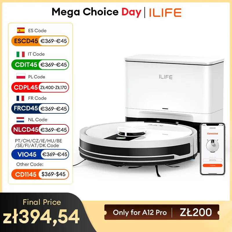 Robot sprzątający ILIFE A12 Pro , polski sklep