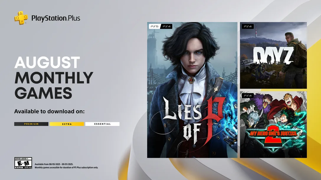 PS+ Essential na sierpień: Lies of P, Day Z, My Hero One’s Justice 2