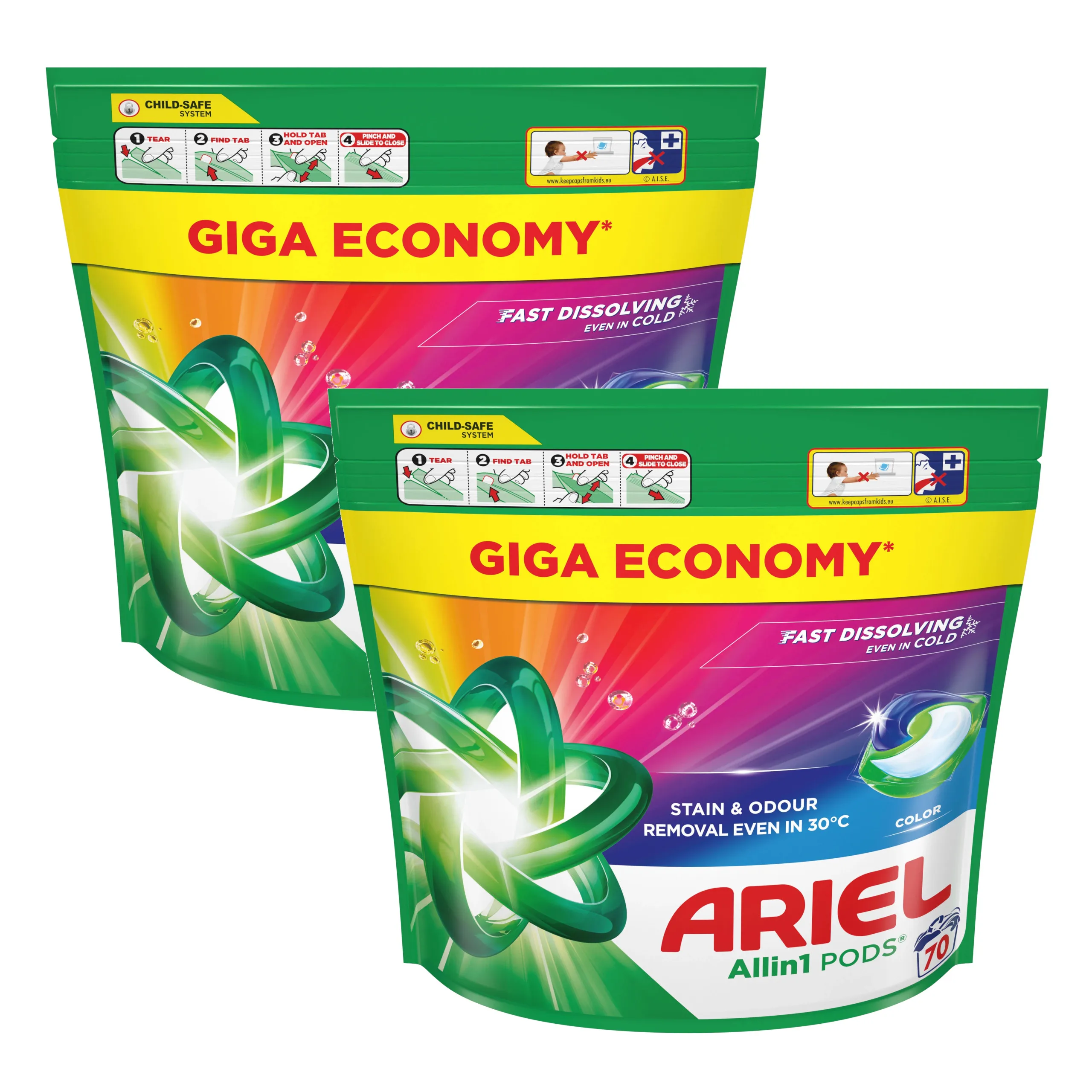 Kapsułki do prania ARIEL All In 1 Pods Color 140 szt. (~79gr/szt.)