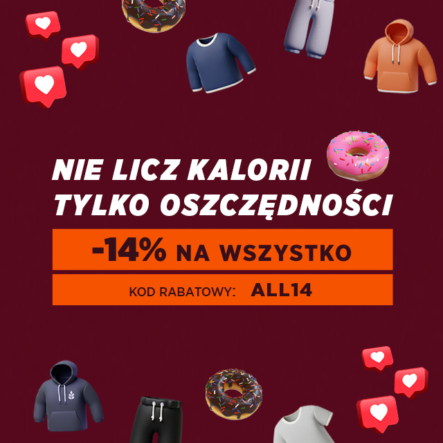 Kod rabatowy -14% na wszystkie produkty w UrbanCity