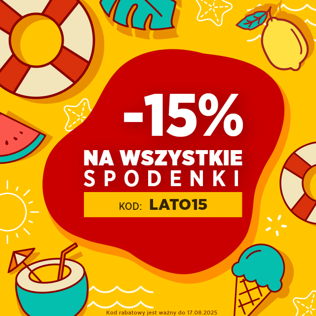 Kod rabatowy -15% w urbancity na wszystkie spodenki