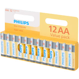 Baterie Philips AA lub AAA 12 sztuk (0,56 zł/szt - AAA - w opisie) - ACTION