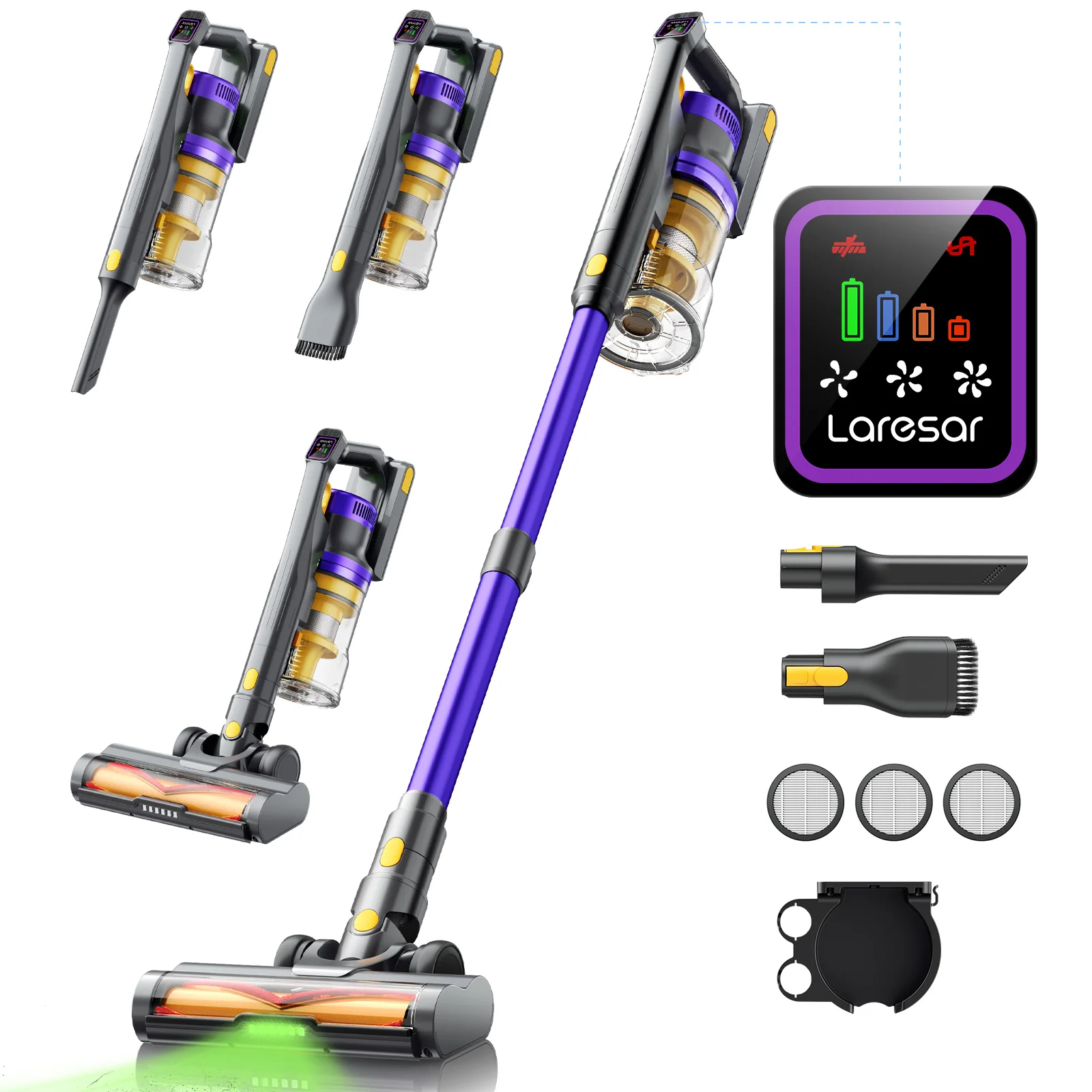 Odkurzacz pionowy Laresar X11 550W (dostawa z Polski) - €75.86 (możliwe ~72€, czytaj opis)