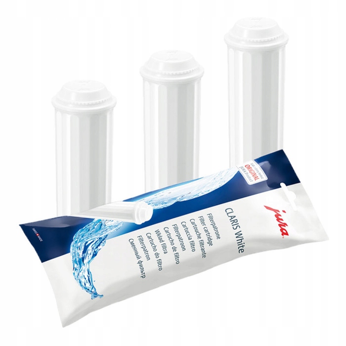 Filtry Do Wody wkład Filtracyjny JURA CLARIS White 68739 3szt