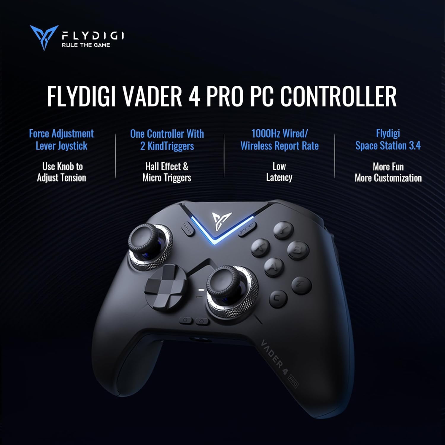 Flydigi Vader 4 Pro – nadpad dla PC, Switch i Android - wysylka z PL