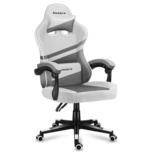 Fotel HUZARO Force 4.4 Biało-szary