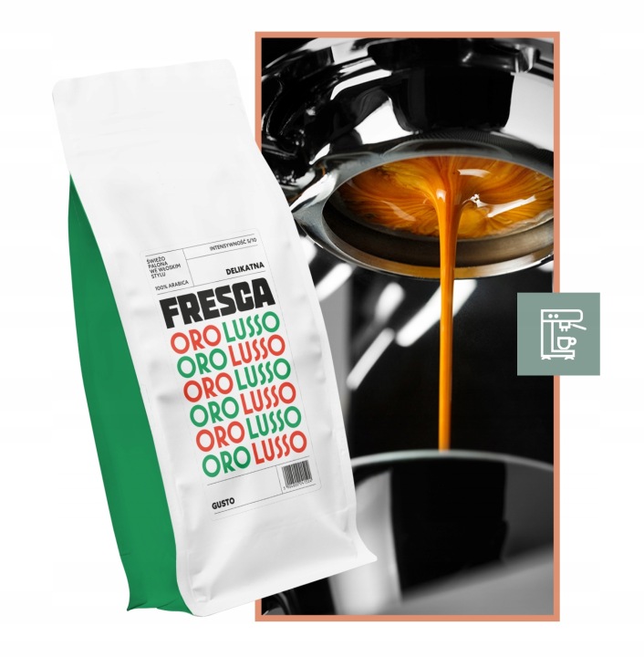 KAWA ZIARNISTA 1kg ORO LUSSO 100% Arabica