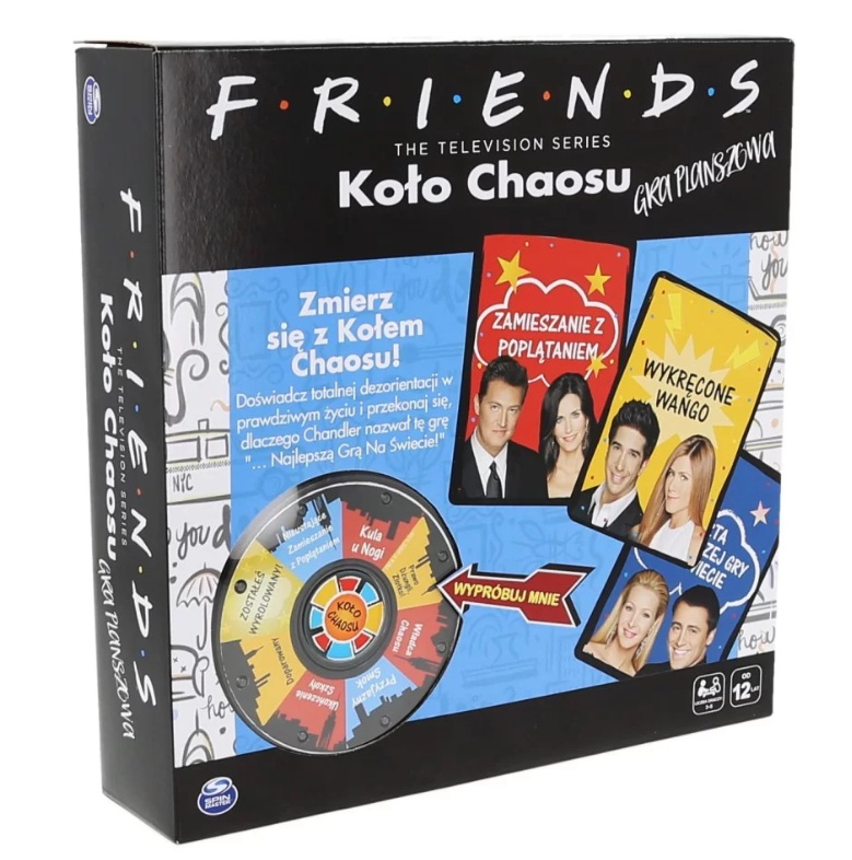 FRIENDS gra planszowa Koło Chaosu imprezowa