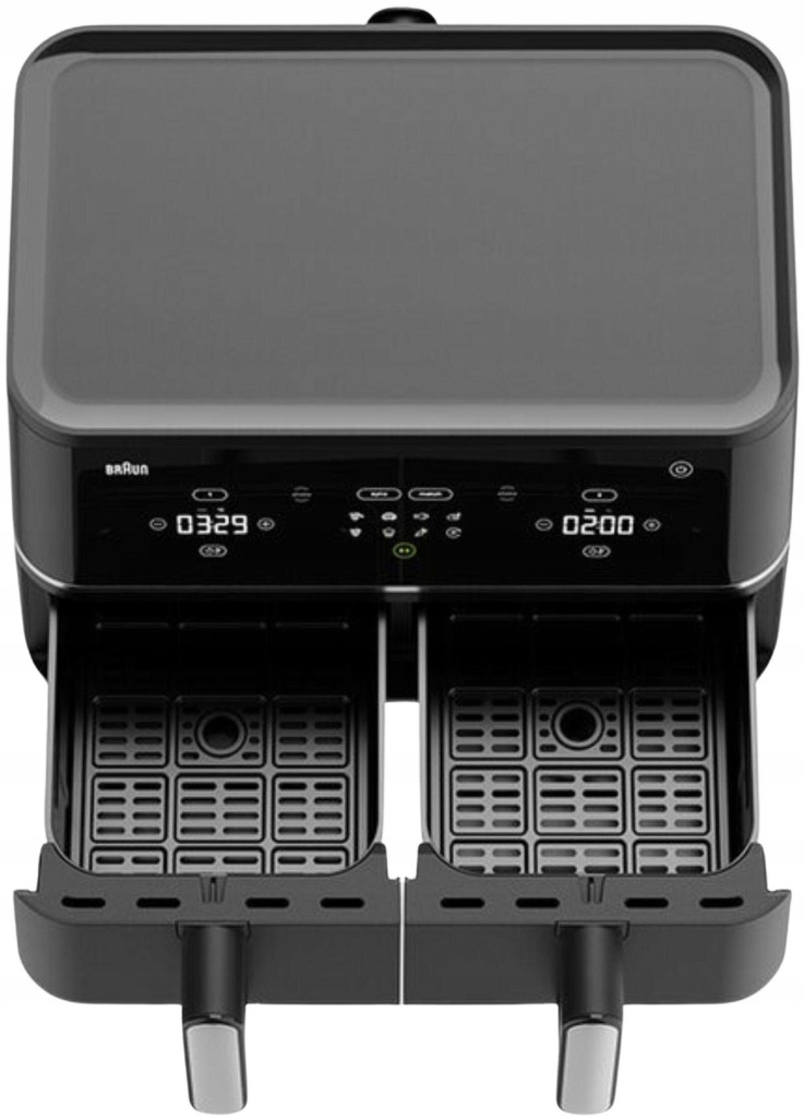 Frytkownica beztłuszczowa Braun TwinCook 5 TD5030 2400W 10L (czarna)