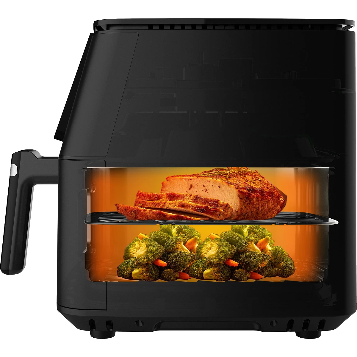 Airfryer 6.5l, 1700W, 8 programów automatycznych, okienko do podglądu potrawy