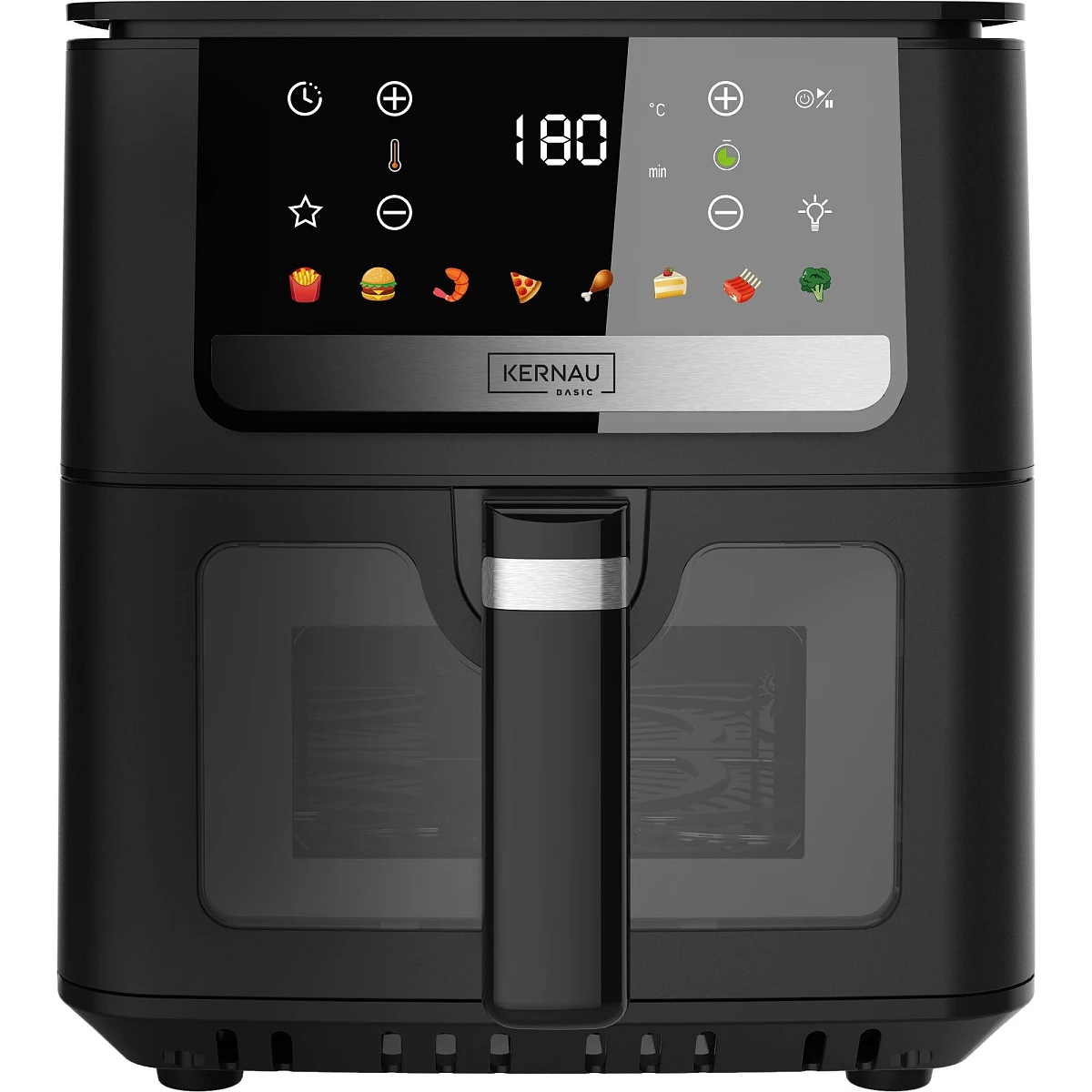 Airfryer 6.5l, 1700W, 8 programów automatycznych, okienko do podglądu potrawy