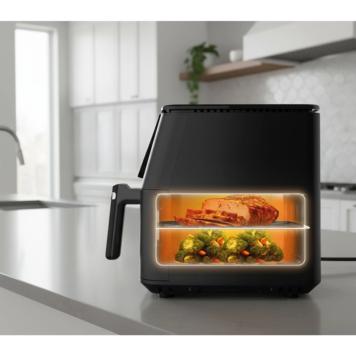 Frytkownica beztłuszczowa Kernau Basic BKSAF 617 EB