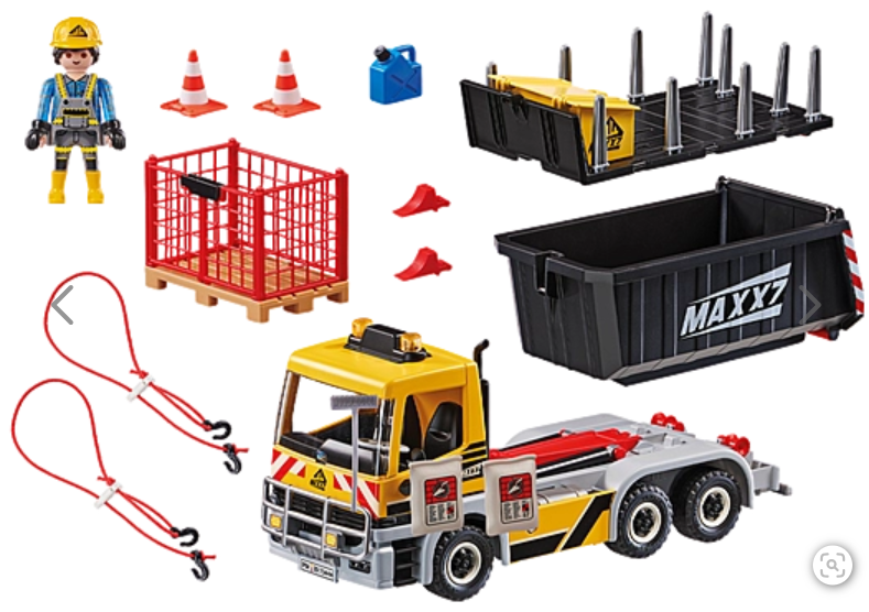 Samochód ciężarowy z wymiennym nadwoziem PLAYMOBIL 70444