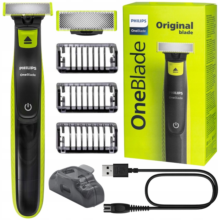 GOLARKA MĘSKA PHILIPS ONEBLADE QP2724/10 TRYMER DO ZAROSTU BRODY