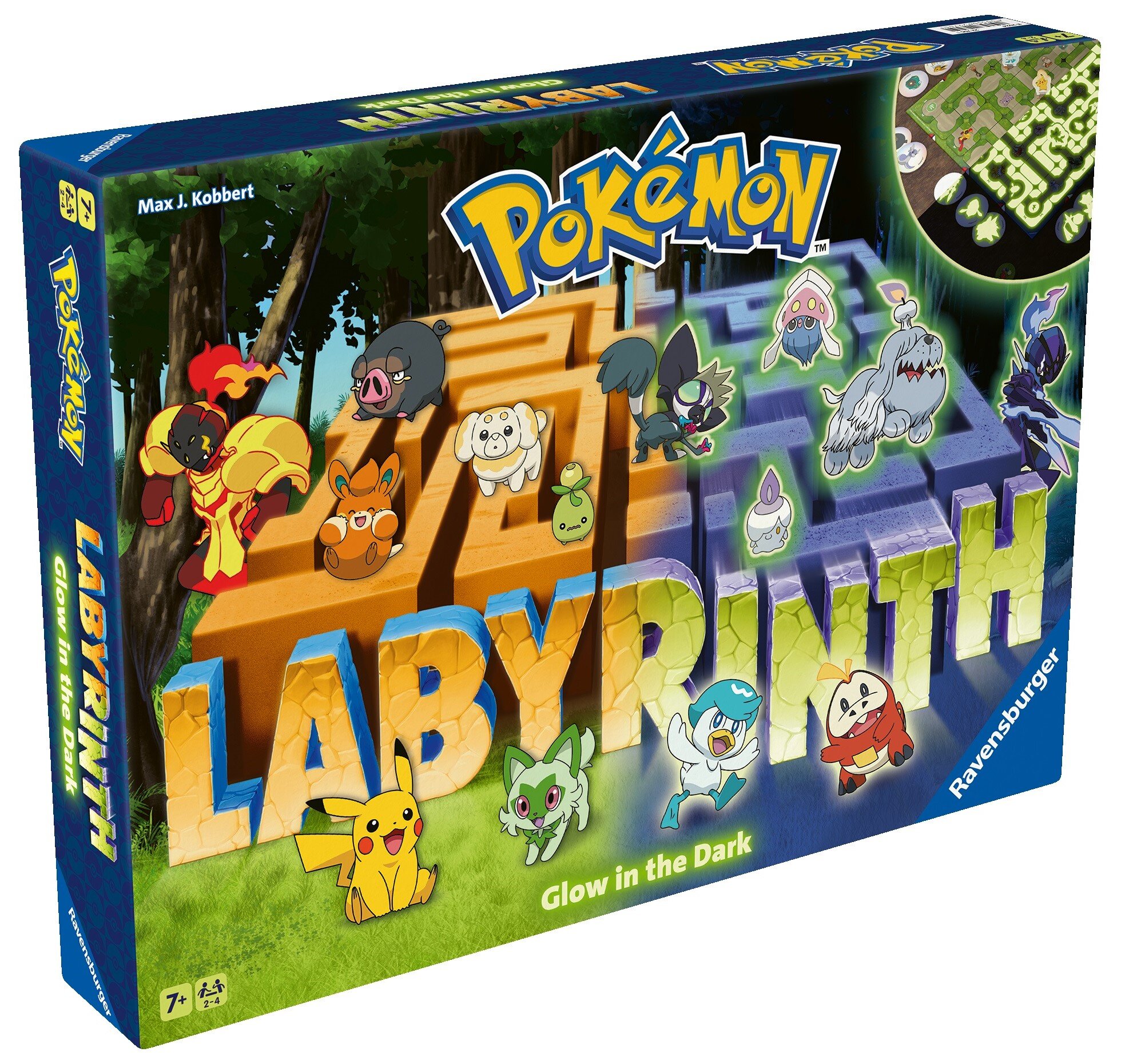 Gra planszowa RAVENSBURGER Labyrinth Pokemon świecący w ciemności