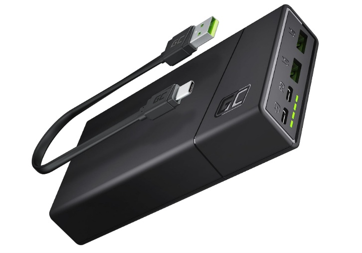 Power Bank Green Cell GC PowerPlay20  20000mAh 18W PD USB-C z szybkim Ładowaniem