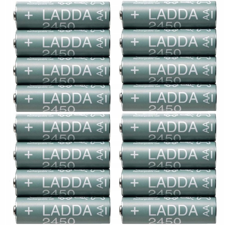 IKEA LADDA AA R6 2450mAH 16 szt. Akumulatorki