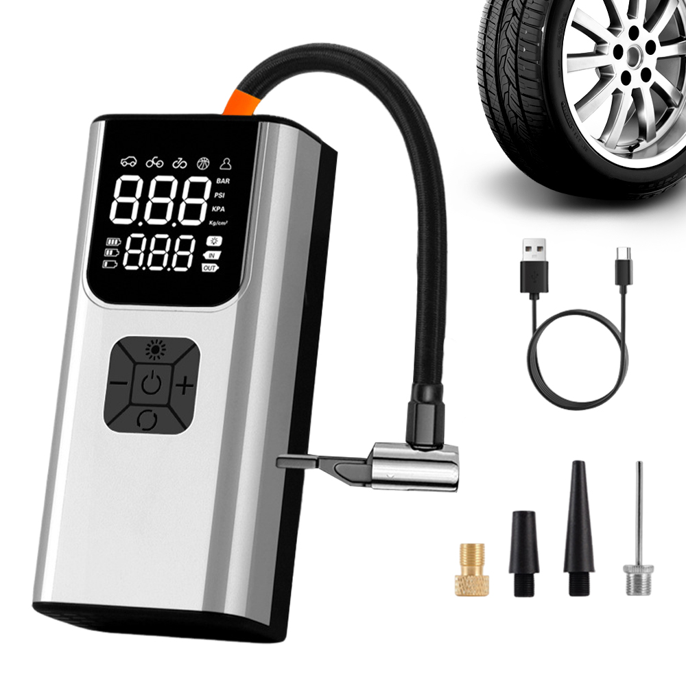 Elektryczna pompka samochodowa przenośny kompresor powietrza pompka do odsysania powietrza akumulator 150PSI do samochodu motocykla roweru piłki