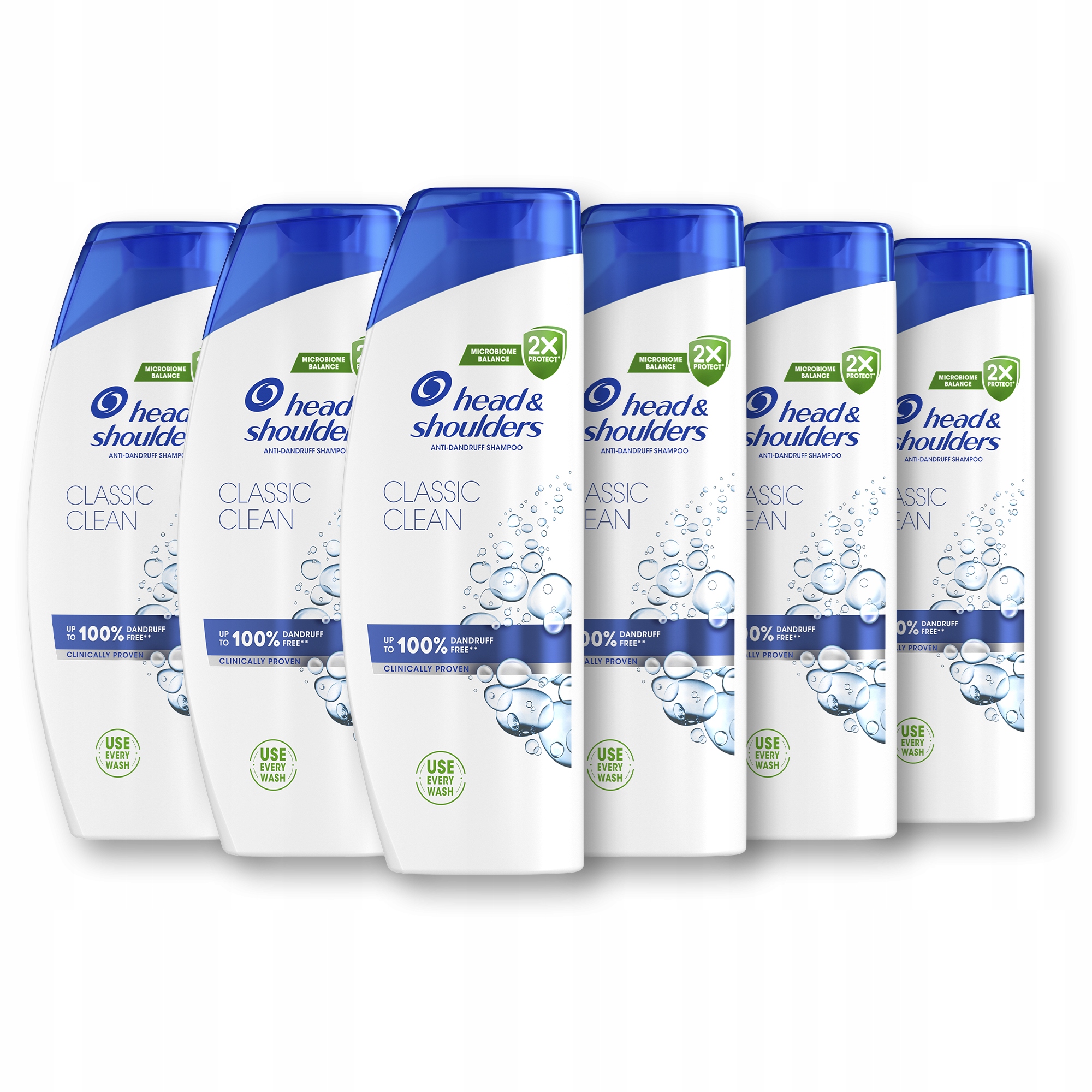Head & Shoulders Classic Clean Szampon do włosów, 6 x 400 ml