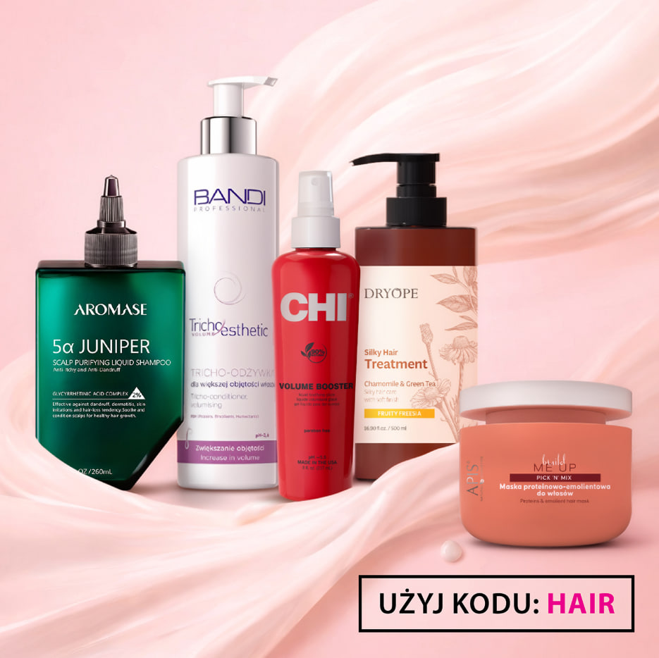 [Hebe] Pielęgnacja włosów -30% przy zakupach za min. 79 zł. Użyj kodu: HAIR