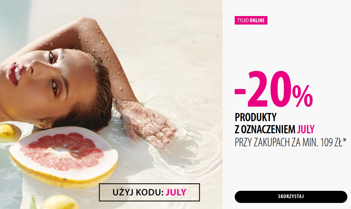 -20% w Hebe na wybrane produkty przy zakupach za min. 109 zł.