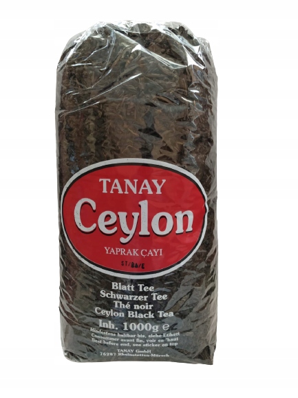 Herbata cejlońska czarna liściasta Tanay - 1 KG