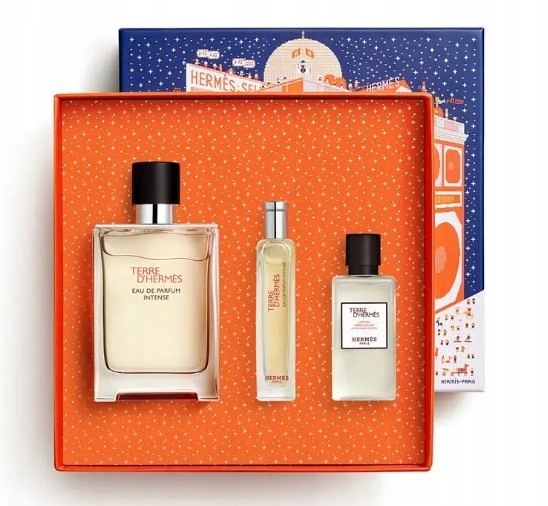 Hermes Men's Terre D'Hermes Intense EDP 100ml + 15ml + A/S Balm 40ml