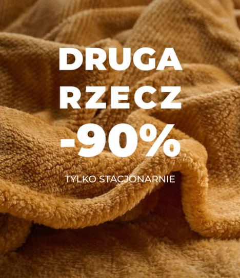 Home & You -90% na drugą rzecz do poniedziałku 6.10.2025