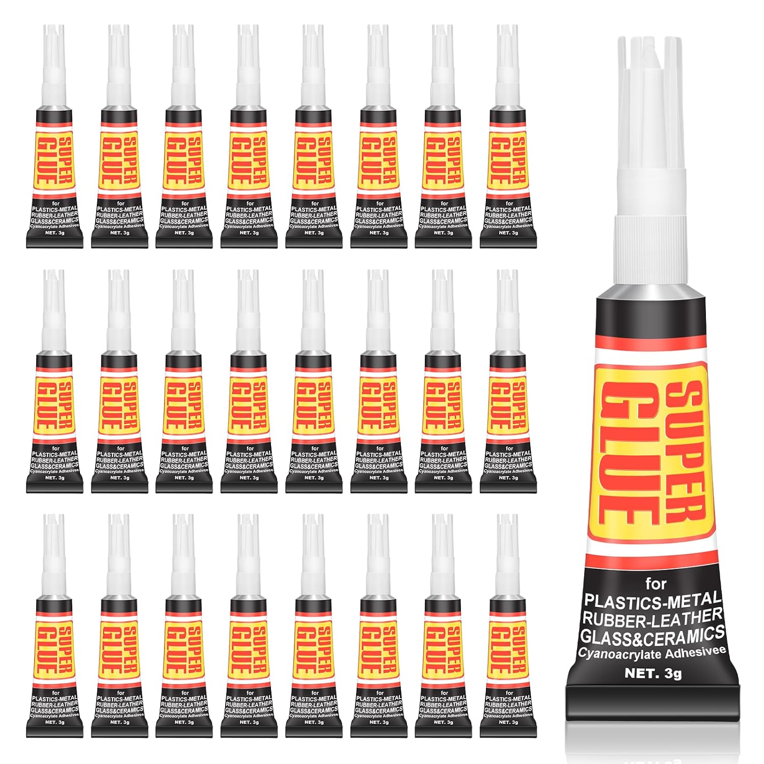 24 SZTUKI - Flintronic Super klej "Super GLUE", 3 ml/3g