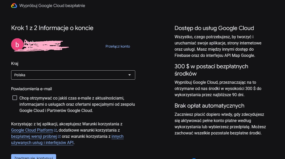 DARMOWE Google Cloud przez 3 mieiące - Google