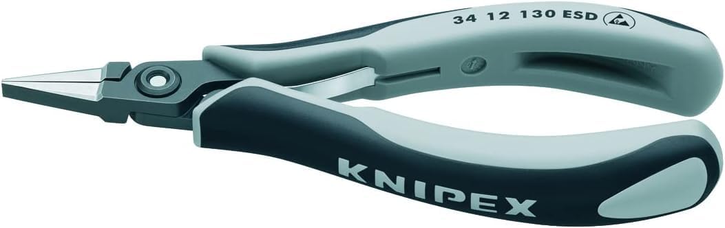 KNIPEX Szczypce precyzyjne dla elektroników ESD, 130 mm, 34 12 130