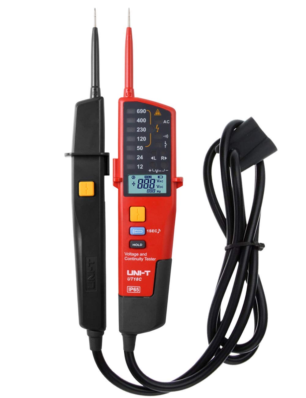 UNI-T UT18C Tester napięcia i ciągłości - Cyfrowy LCD