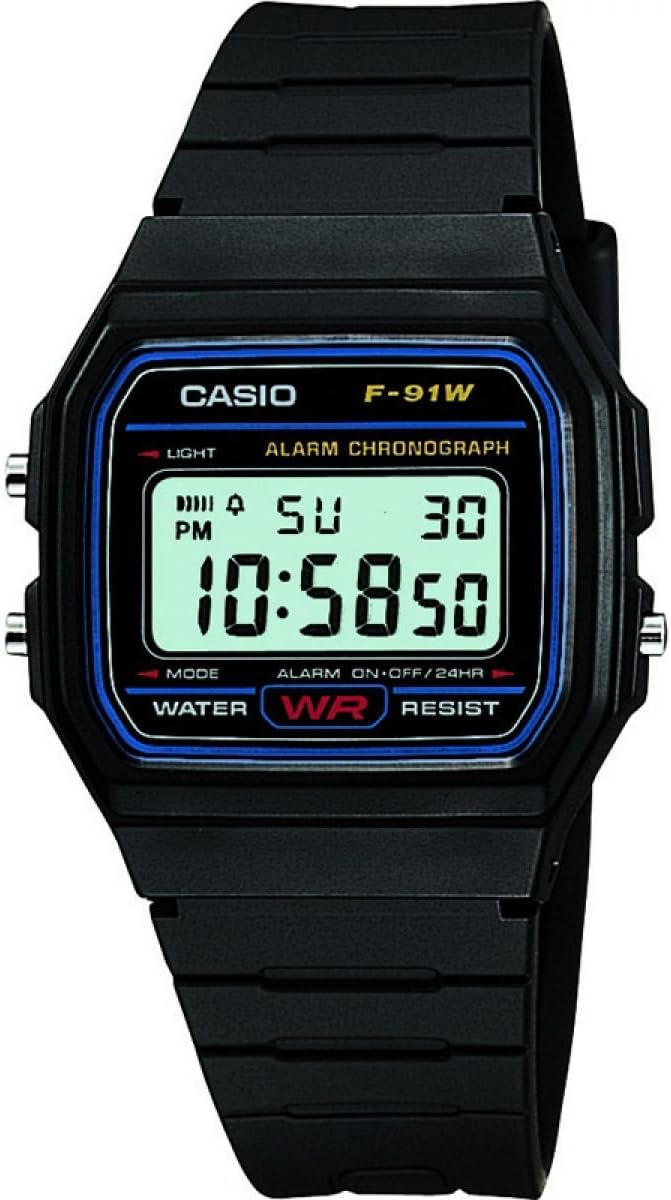 Zegarek męski Casio F-91W-1XY