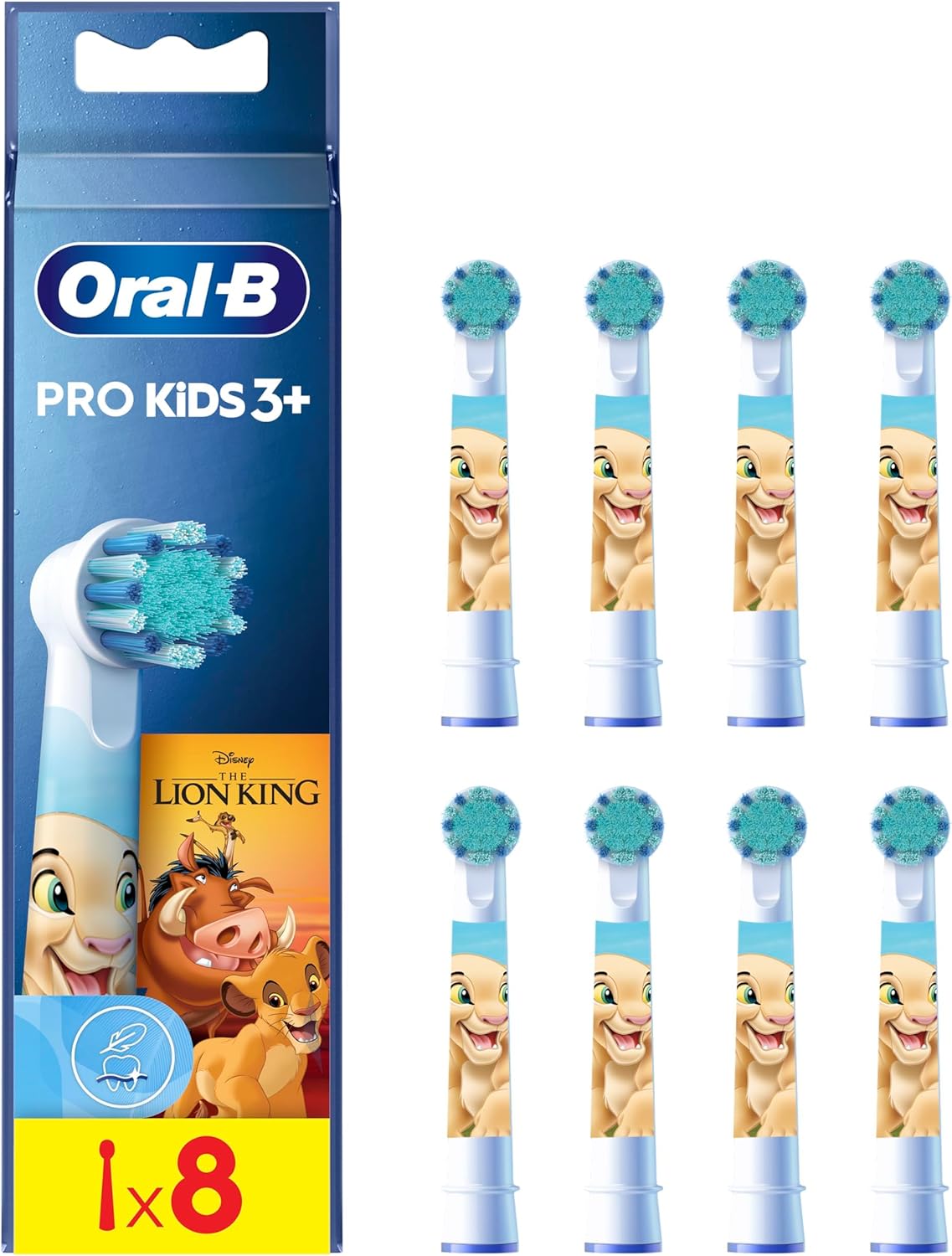 Końcówki do szczoteczki Oral-B Kids, 8 sztuk