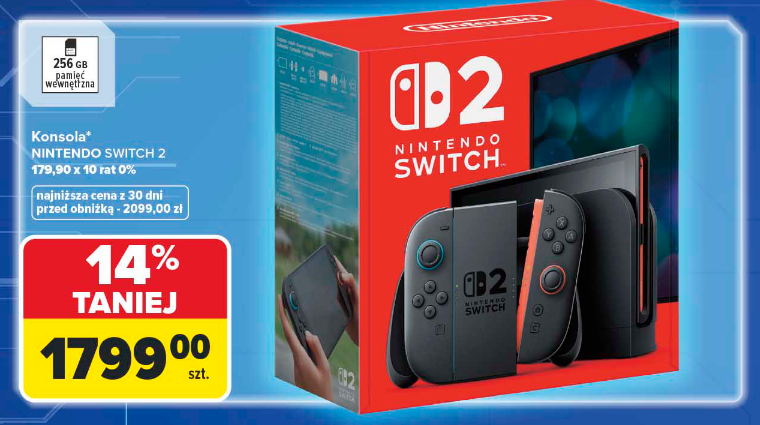 Konsola Nintendo Switch 2, 256 GB