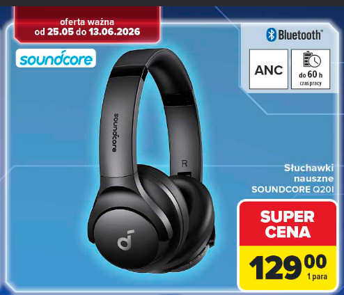 Słuchawki nauszne Soundcore by Anker Q20i