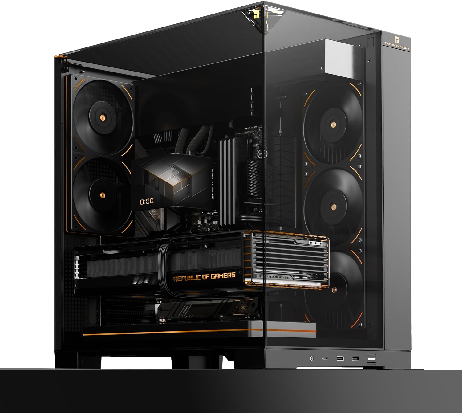 Obudowa gamingowa Thermalright TR A70 ATX z trójstronnym szkłem