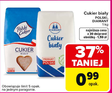 Cukier biały polski DIAMAT, 1 KG