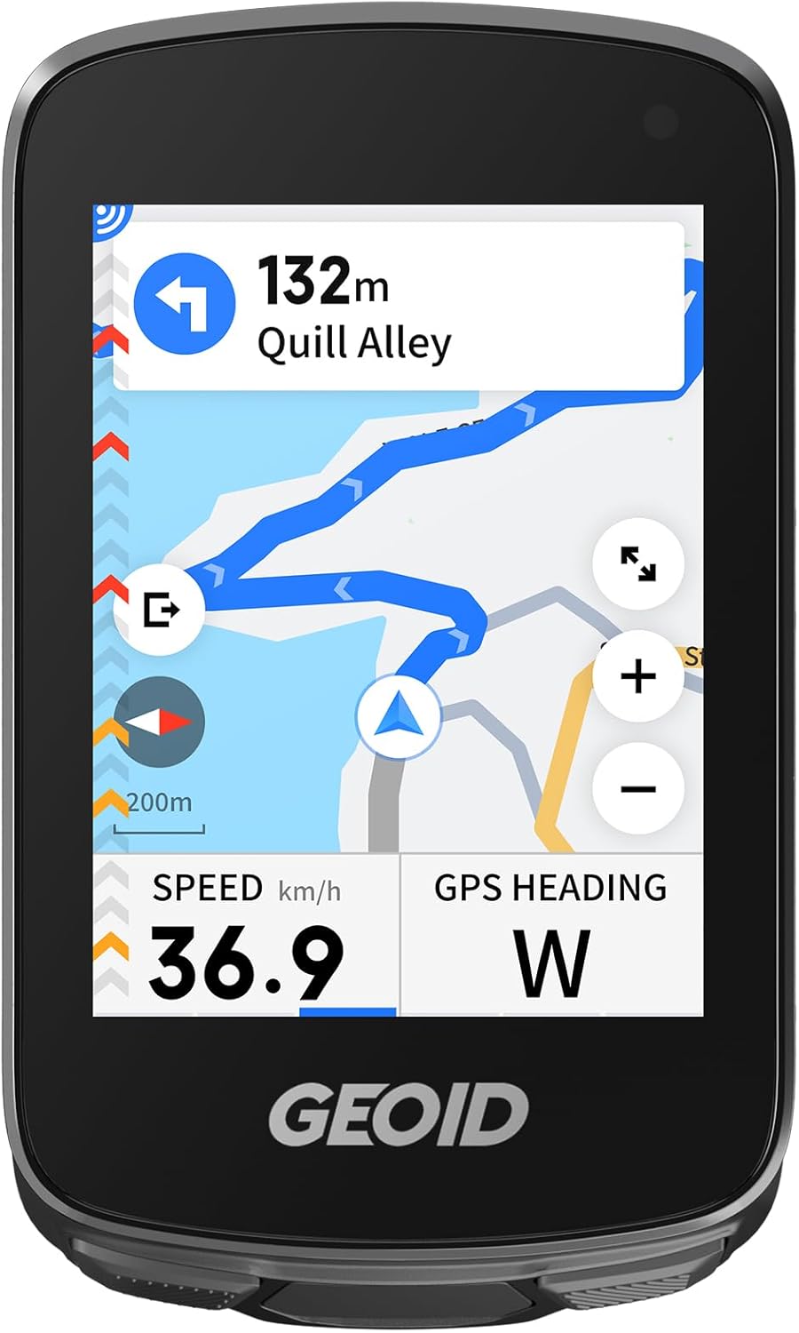 Licznik rowerowy GEOID CC700 Pro, 2,8" kolorowy ekran dotykowy, GPS, WiFi