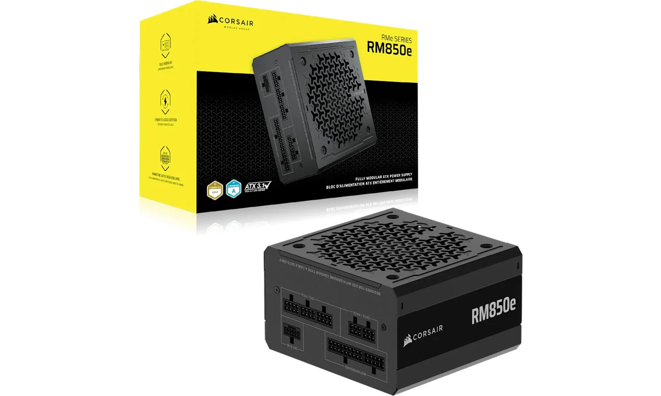 Zasilacz Corsair RM850e 850W 80 Plus Gold ATX 3.1