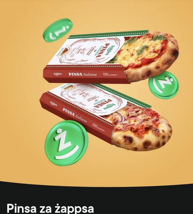 Pinsa za 1 żapsa - Żabka