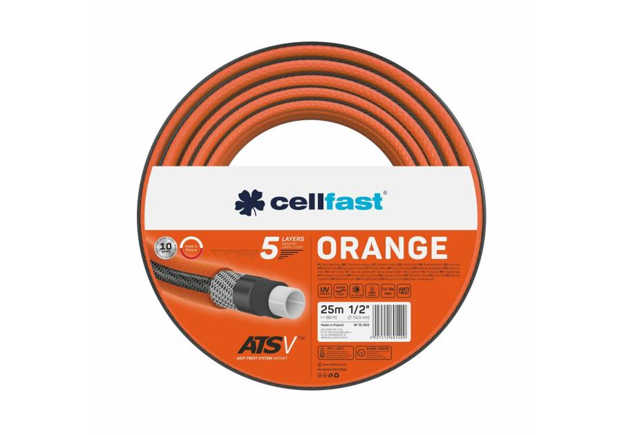 Wąż ogrodowy Orange 3/4" 50 m stojak CELLFAST