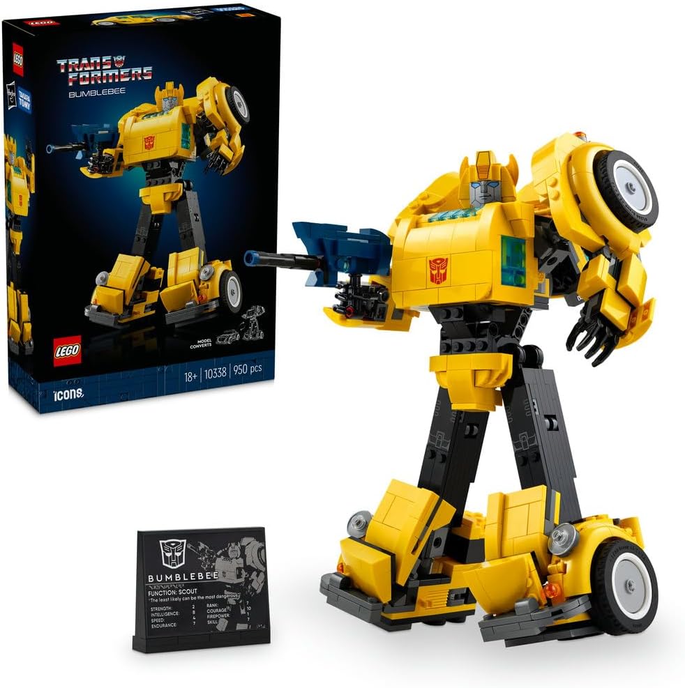 Klocki LEGO Icons Transformers Bumblebee, 10338 + 30 PLN na kolejen zakupy